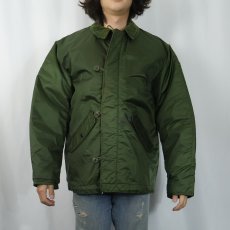 画像2: 70's U.S.NAVY Extreme Cold Weather Impermeable ナイロンデッキジャケット MEDIUM (2)