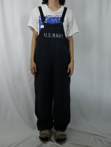 画像2: 40's WWII  U.S.NAVY M43 ステンシル入り デッキパンツ SMALL (2)