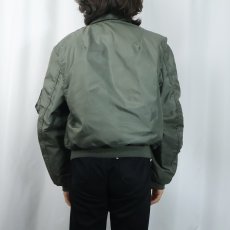 画像3: 80's U.S.AIR FORCE CWU-36/P "TYPE B" フライトジャケット LARGE (3)