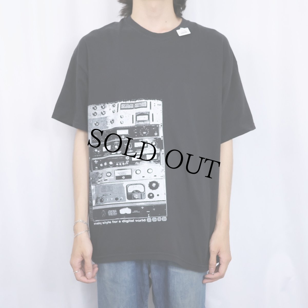画像2: High Fidelity Disco プリントTシャツ BLACK XL (2)