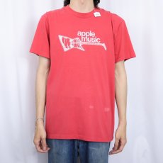 画像3: 90's USA製 "Apple Music" ギターショッププリントTシャツ L (3)