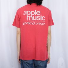 画像4: 90's USA製 "Apple Music" ギターショッププリントTシャツ L (4)