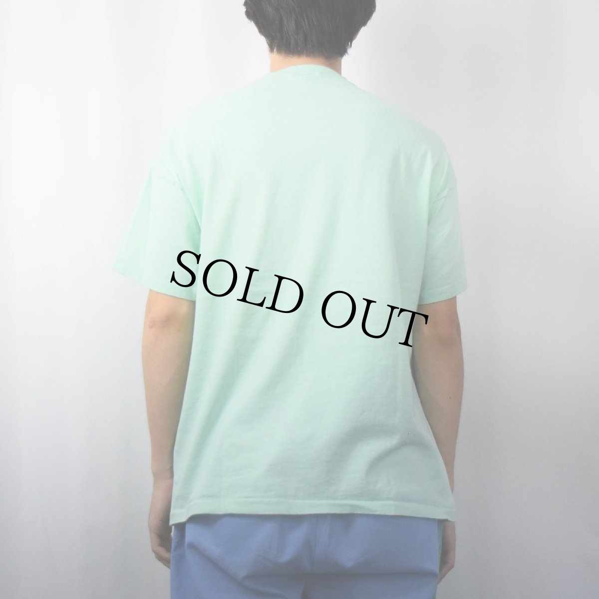 画像3: 90's Le TIGRE USA製 無地 ポケットTシャツ (3)