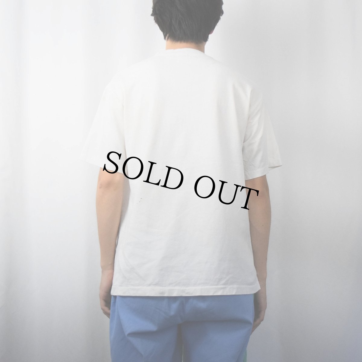 画像3: 90's USA製 "POST-RAPTURE MILK CARTONS" イラストプリントTシャツ L (3)