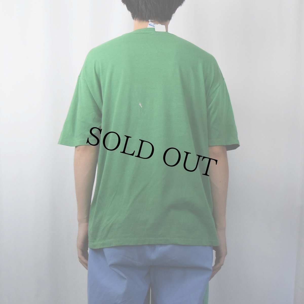 画像3: 80〜90's SNOOPY USA製 "JOE SHAMROCK" ラメプリント キャラクターTシャツ L (3)