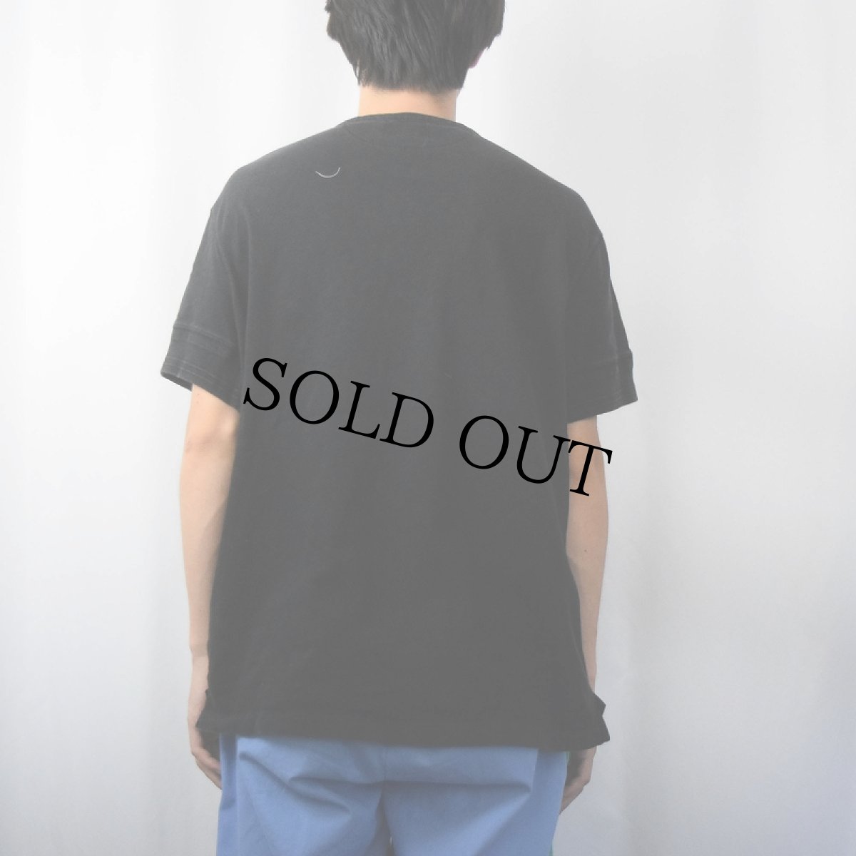 画像3: POLO Ralph Lauren 無地 ヘンリーネックTシャツ BLACK L (3)