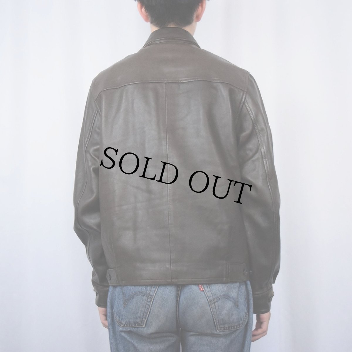 画像3: POLO Ralph Lauren レザージャケット BROWN S (3)