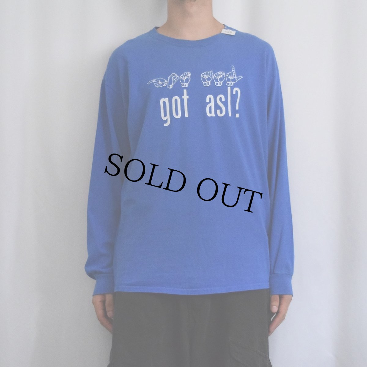 画像3: "got asl?" パロディプリントロンT L (3)