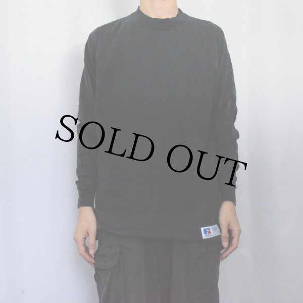 90年代 90s アメリカ製 ラッセルアスレチック 黒 ブラック 長袖