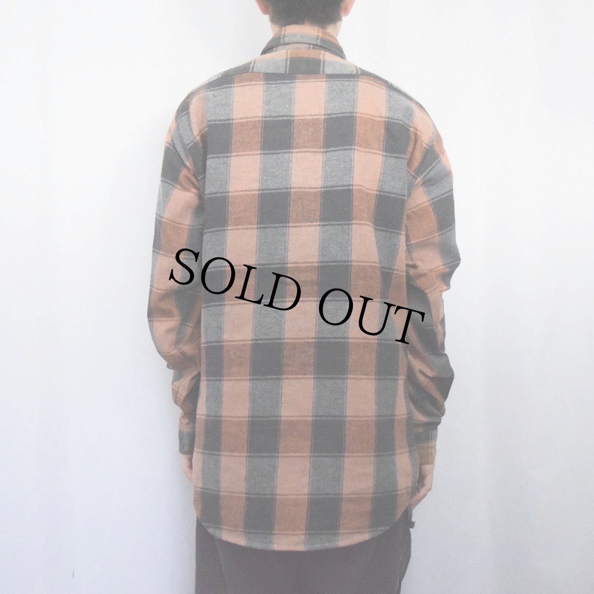 画像3: 70〜80's FIVE BROTHERS USA製 チェック柄 ヘビーネルシャツ L (3)