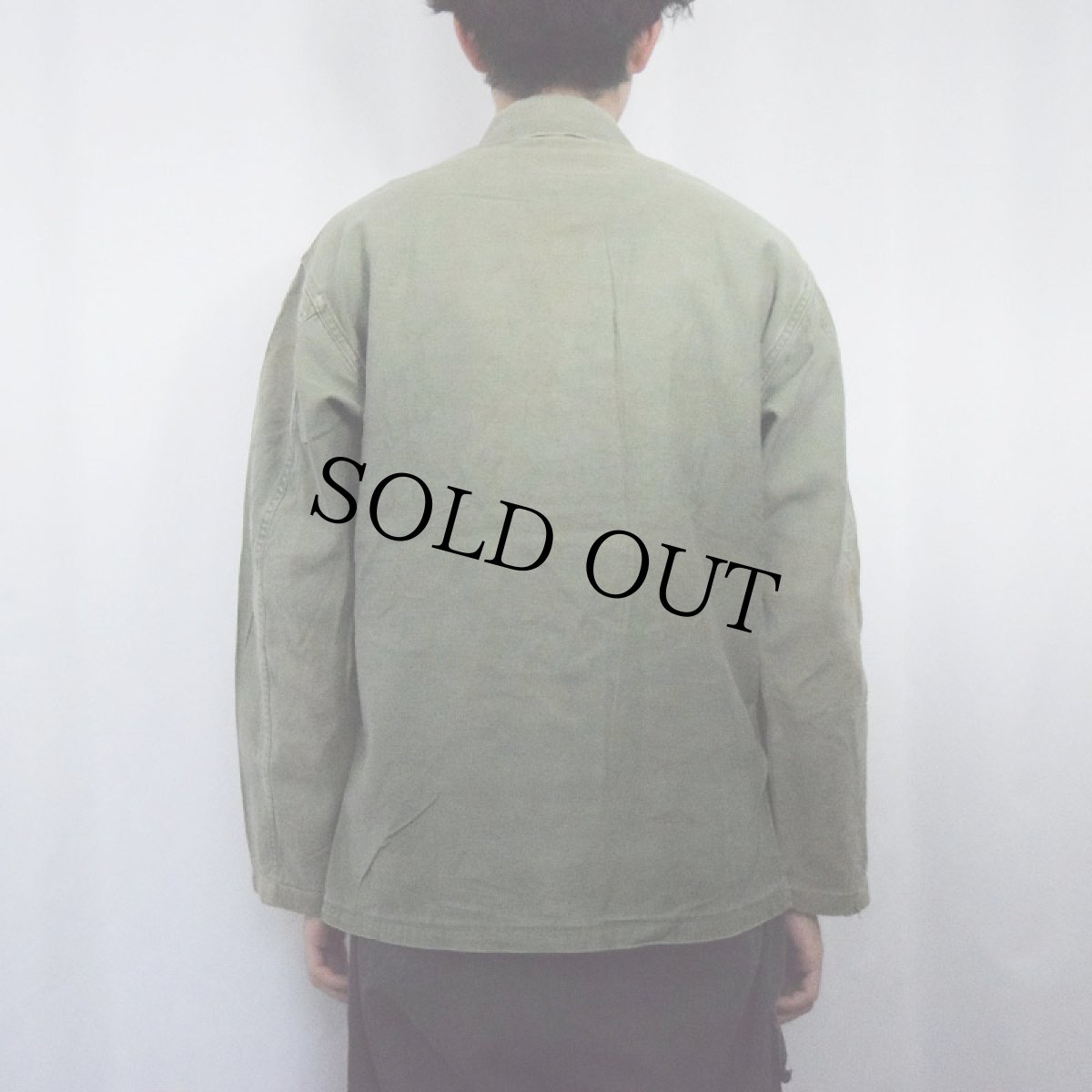 画像3: 50's U.S.ARMY パッチ付き ユーティリティシャツ 1st初期 (3)