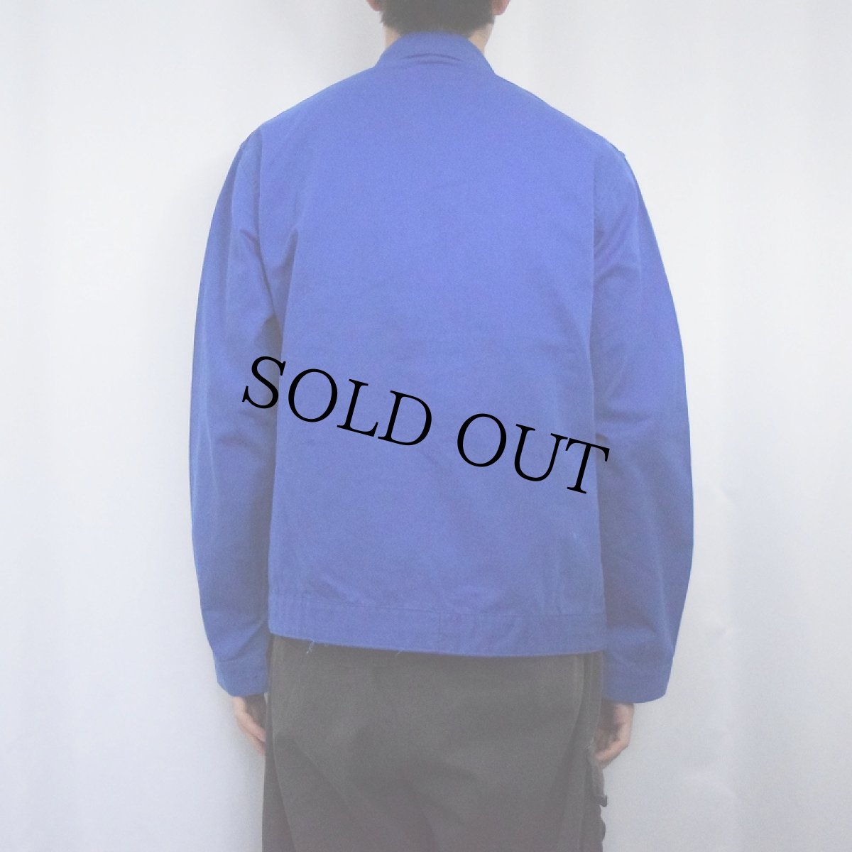 画像3: 70's Adolphe Lafont FRANCE製 コットンツイル ワークジャケット SIZE46 (3)