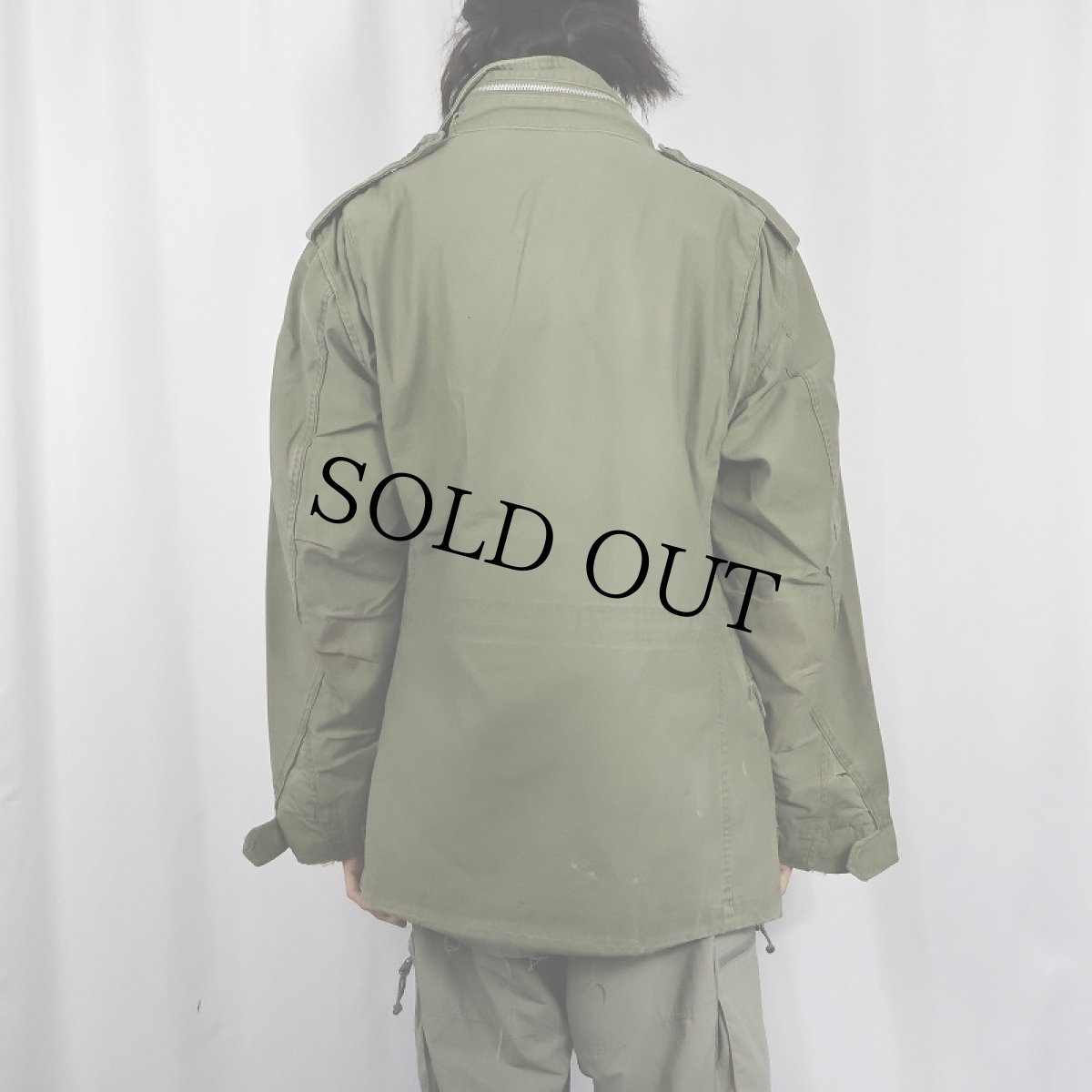 画像3: 60's U.S.ARMY M-65 フィールドジャケット 2nd グレーライナー MEDIUM-REGULAR (3)