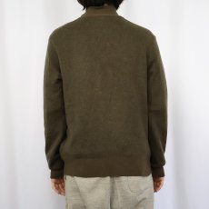 画像3: POLO Ralph Lauren ミックスカラー ハイネック メリノウールニットセーター S (3)