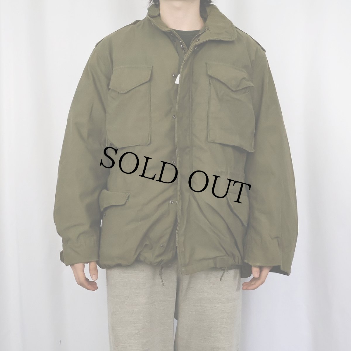 画像2: 70's  U.S.ARMY M-65 キルティングライナー付き フィールドジャケット 3rd MEDIUM-SHORT (2)