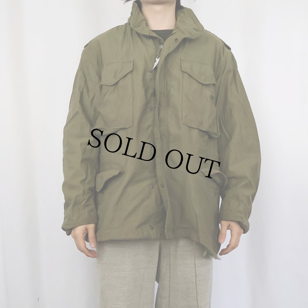画像2: 70's U.S.ARMY M-65 フィールドジャケット 2nd MEDIUM-SHORT (2)