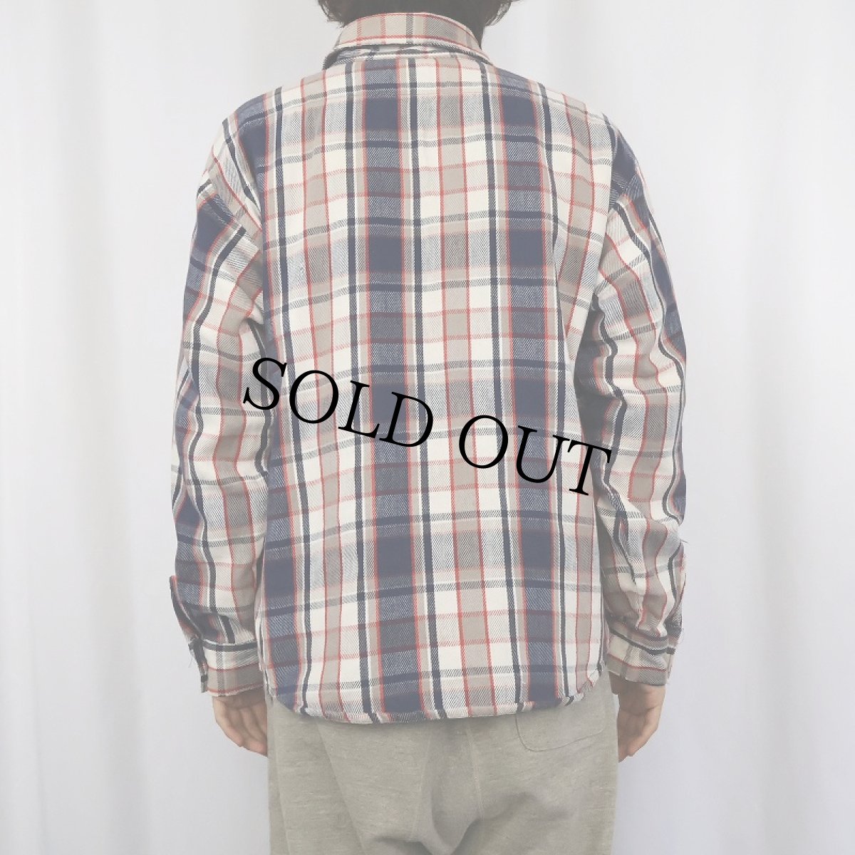 画像3: 70〜80's FIVE BROTHERS USA製 チェック柄 ヘビーネルシャツ L (3)