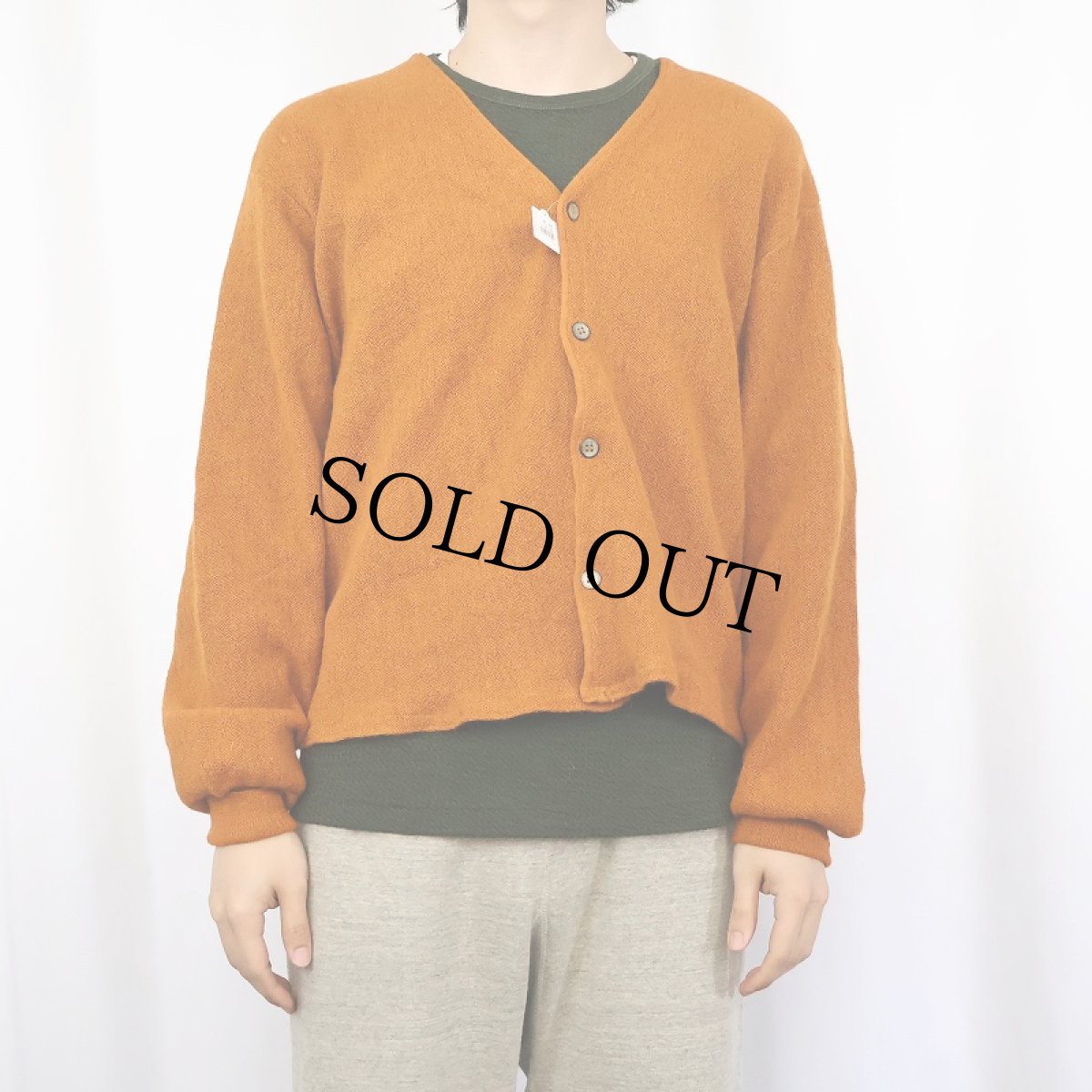 画像2: アクリルニットカーディガン (2)