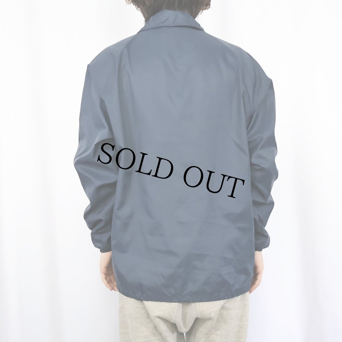 画像3: 70's Champion PRODUCTSタグ "GO GO GRABBER" ナイロンコーチジャケット NAVY (3)