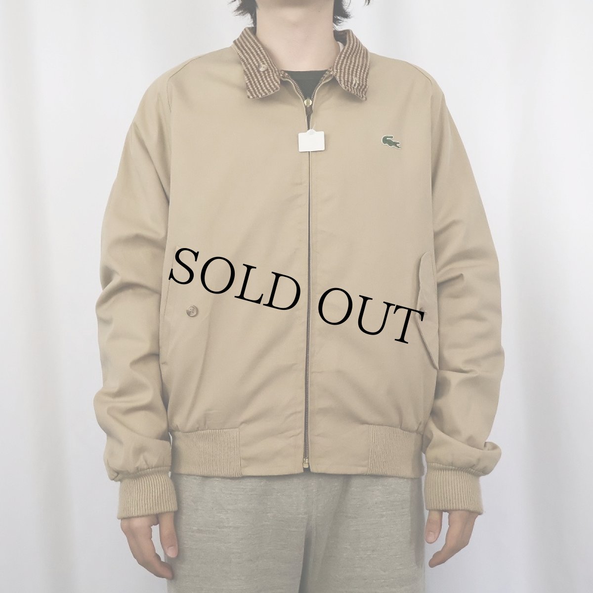 画像3: 70〜80's LACOSTE 千鳥格子柄 リバーシブルスイングトップ XL (3)