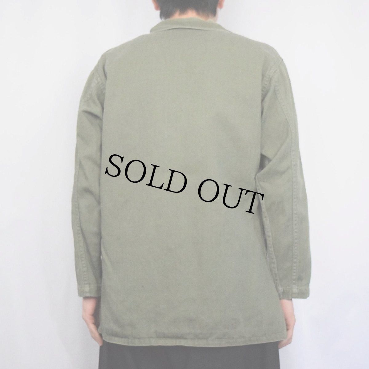 画像3: 50's U.S.ARMY HBT ユーティリティシャツ (3)