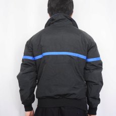 画像3: 80's GERRY USA製 ハーフジップ ダウンジャケット BLACK (3)