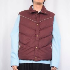 画像2: 80's Woolrich ダウンベスト (2)