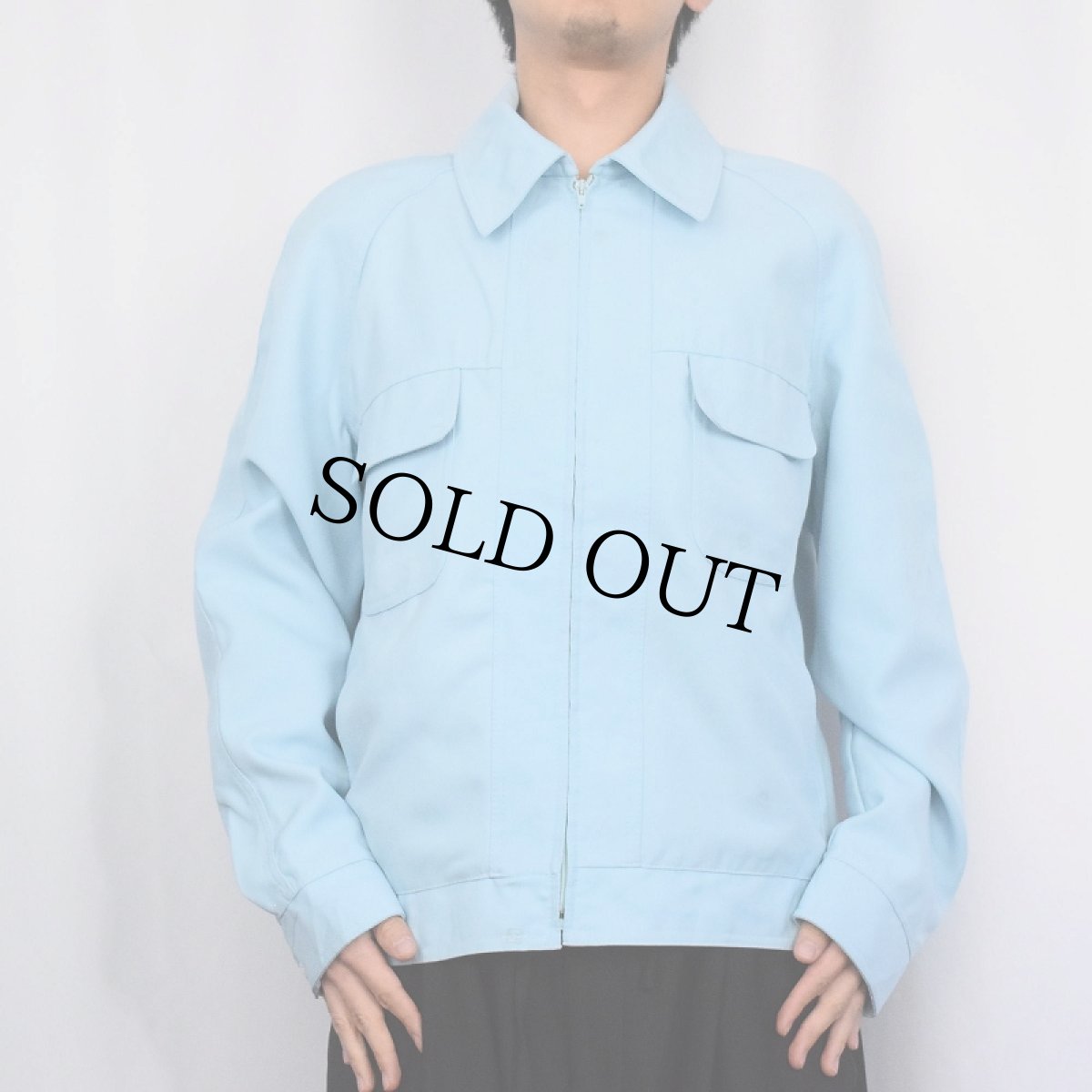 画像2: 80's〜 PACIFIC TRAIL ポリエステルジップジャケット SIZE40 (2)