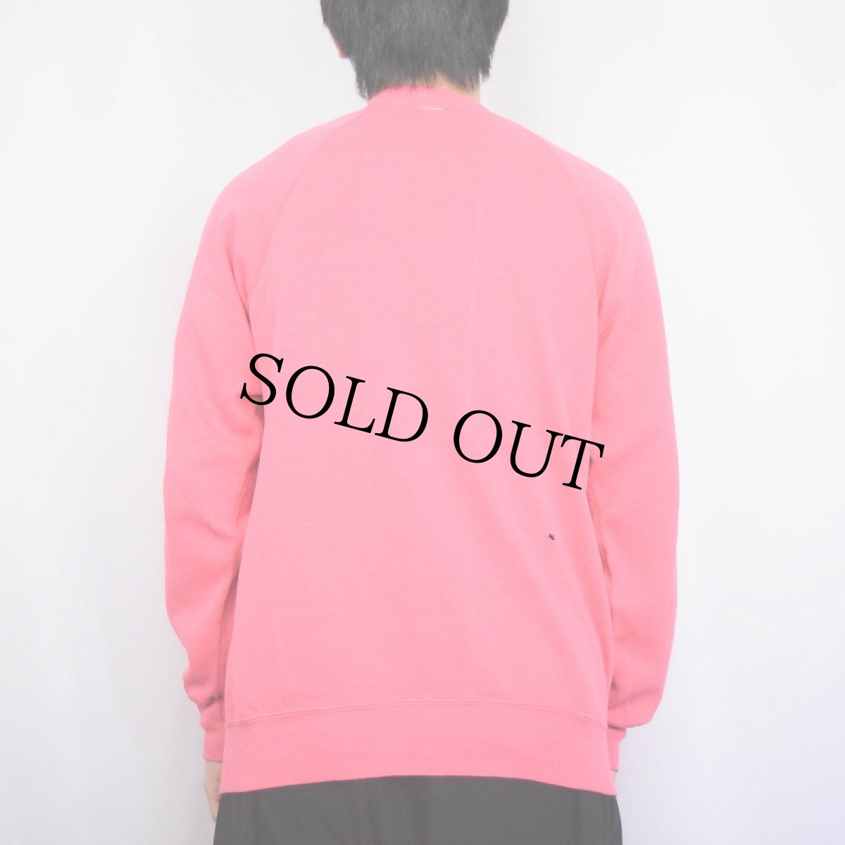 画像3: 〜80's ハンドサイン刺繍 ラグランスウェット M (3)