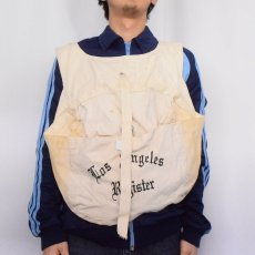 画像3: VINTAGE "Los Angeles Register" ニュースペーパーバッグベスト (3)
