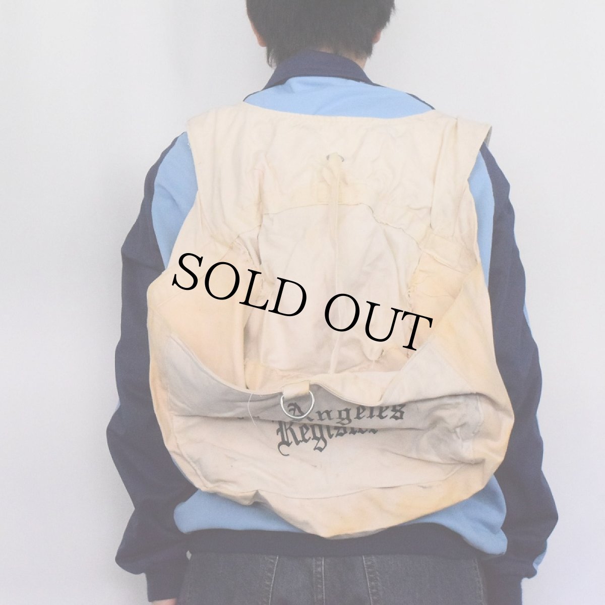 画像4: 【SALE】 VINTAGE "Los Angeles Register" ニュースペーパーバッグベスト (4)