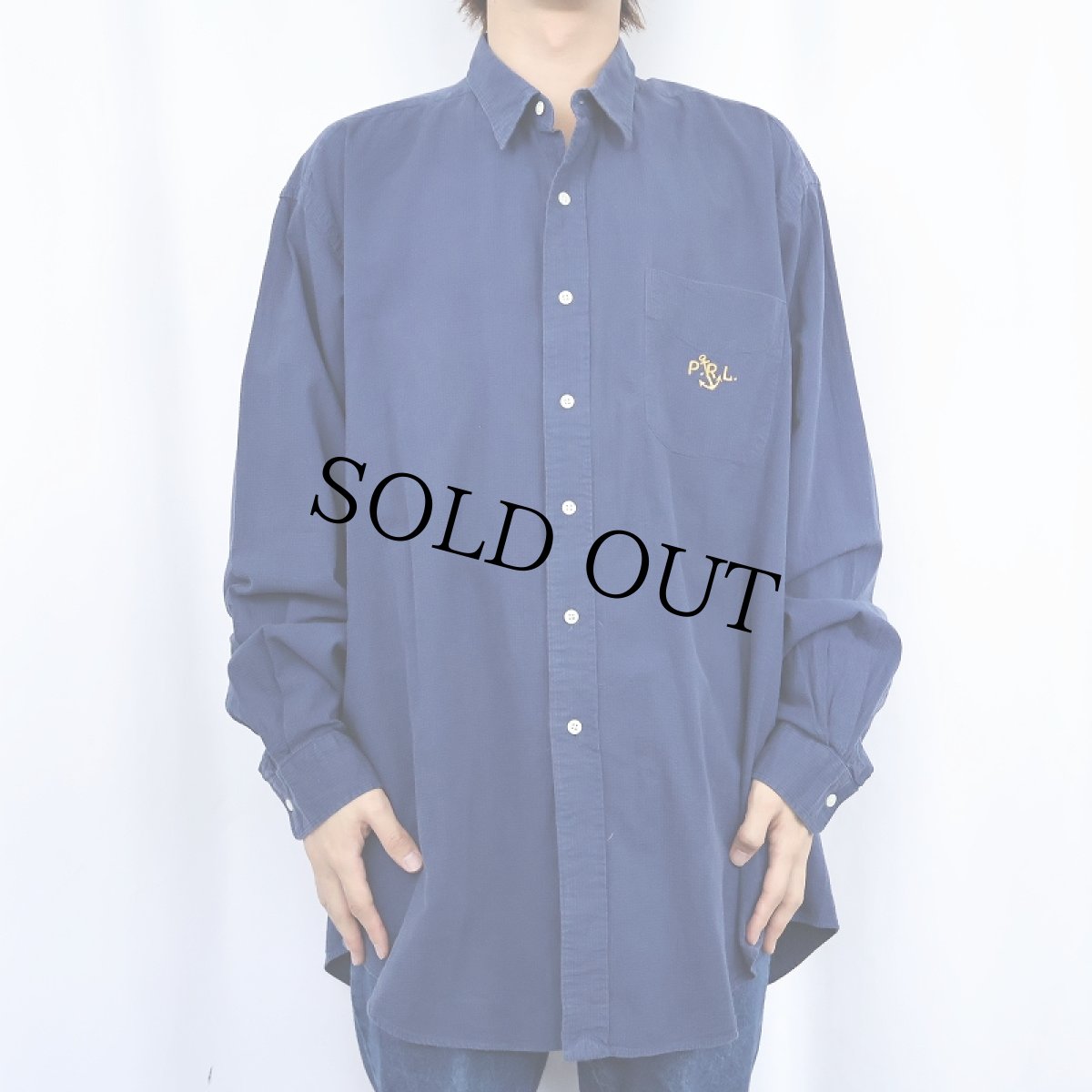 画像3: POLO Ralph Lauren "ELLIOTT" 刺繍入り シアサッカーシャツ XL (3)