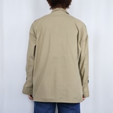 画像4: POLO Ralph Lauren "ISAAC" エポレット付き レースアップ コットンシャツ L (4)