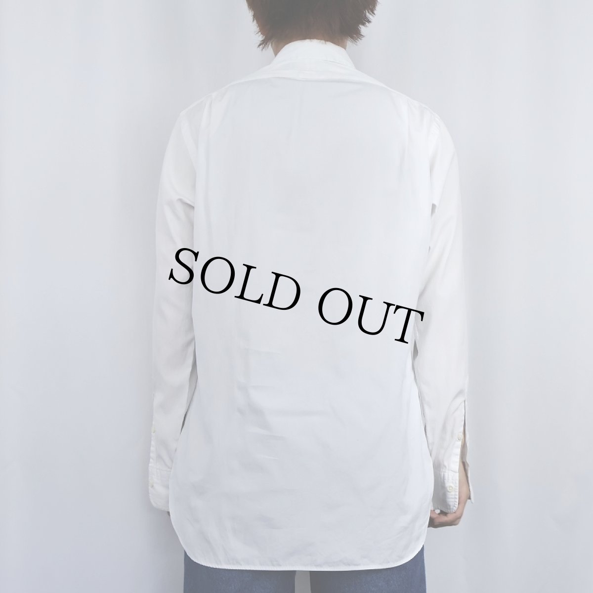 画像3: POLO Ralph Lauren "DAUGLAS CUSTOM FIT" タブカラー コットンドレスシャツ SIZE15 1/2 (3)