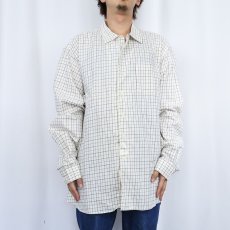 画像3: POLO Ralph Lauren "BONNARD" ポニー無し チェック柄 コットンシャツ タグ付き未使用 XXL (3)