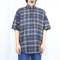 画像3: Ralph Lauren "PURCELL" ポニー無し チェック柄 3点留め コットンボタンダウンシャツ M (3)