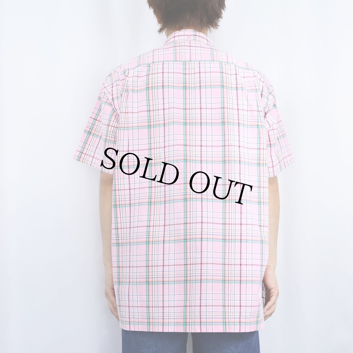 画像4: Ralph Lauren "BOB CAMP" ポニー無し チェック柄 3点留め コットンボタンダウンシャツ M (4)