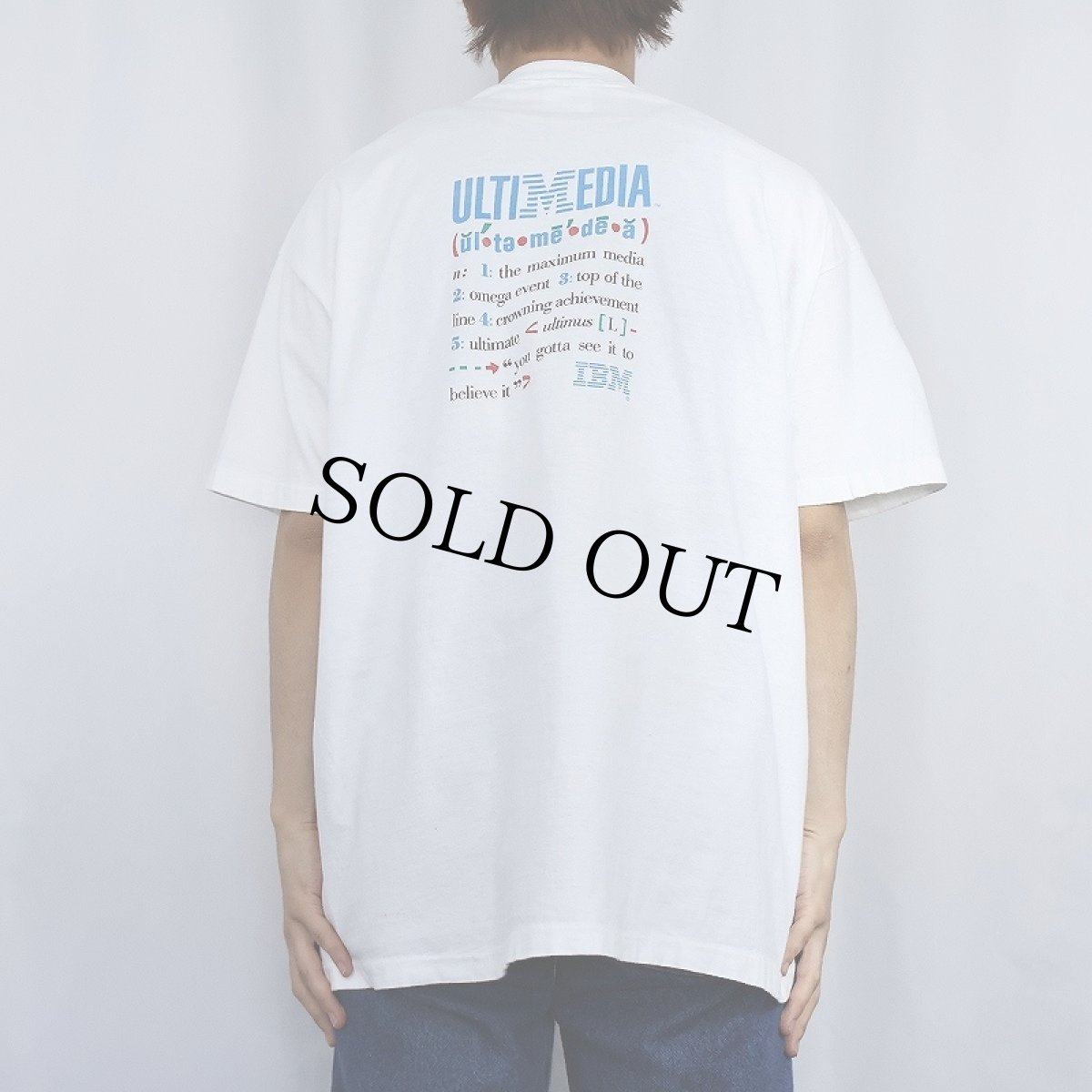 画像4: 90's IBM ULTIMEDIA USA製 コンピューター企業プリントTシャツ XL (4)