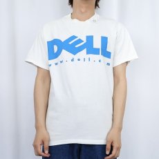 画像3: DELL コンピューター企業 ロゴプリントTシャツ M (3)
