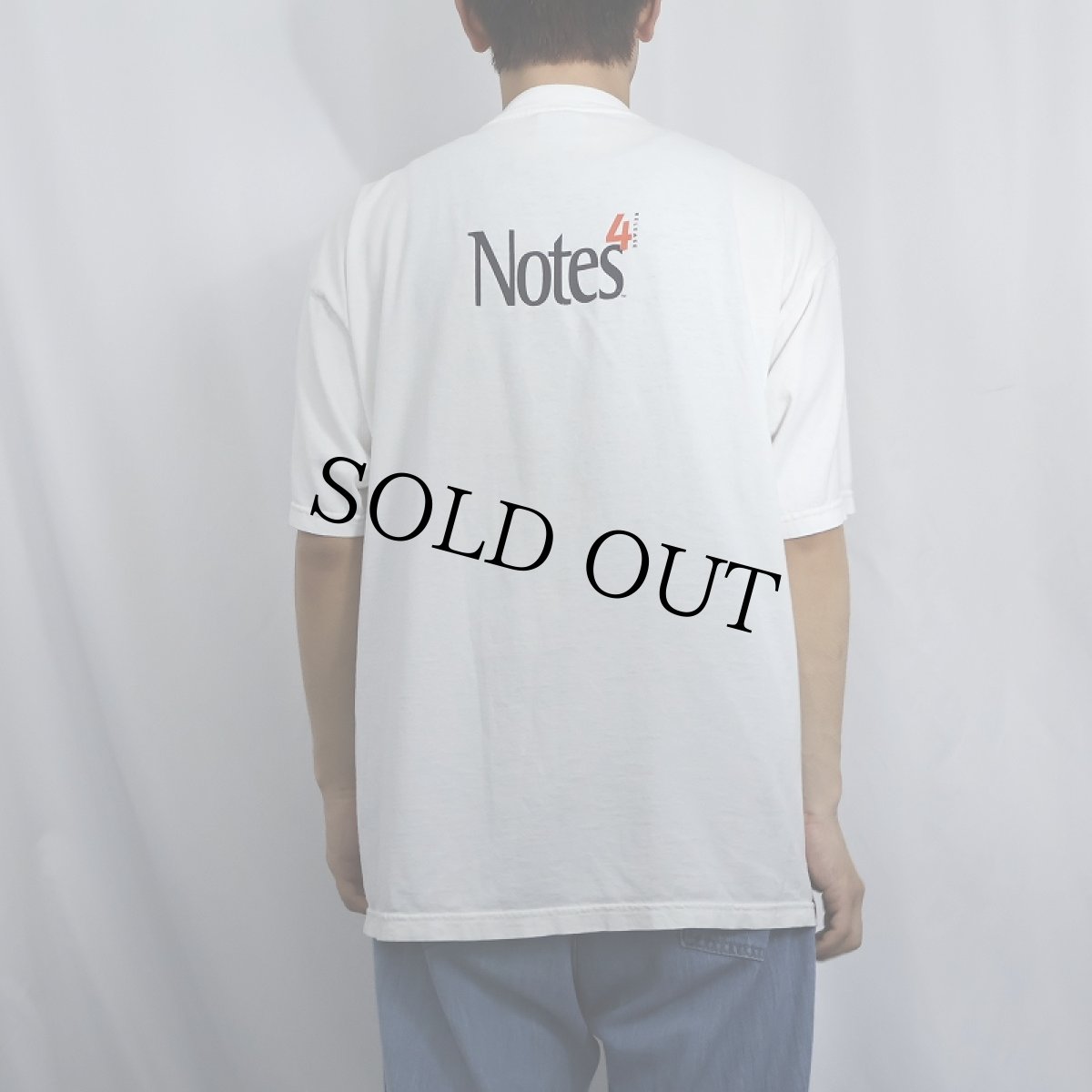 画像4: 90's〜 IBM USA製 "Lotus Notes" コンピューター企業 ソフトウェアプリントTシャツ XL (4)