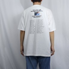画像4: 90's〜 NYNEX 電話会社 リキテン風 イラストプリントTシャツ XL (4)