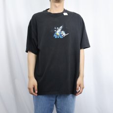 画像3: 90's Netscape Communications USA製 "Communicator 4.5" インターネット企業 プリントTシャツ BLACK XL (3)