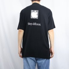 画像4: Apple USA製 "Shop different." ロゴプリントTシャツ BLACK XL (4)