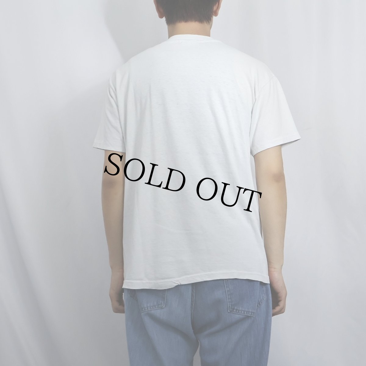 画像3: 80's Apple USA製 "Move over, Mickey." レインボーロゴプリントTシャツ L (3)