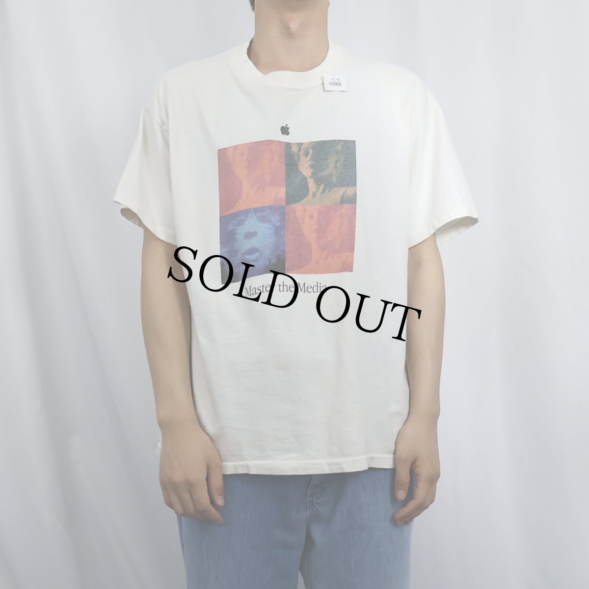 画像2: 90's Apple USA製 "Master the Media" プリントTシャツ L (2)