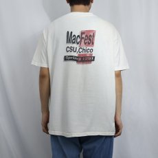 画像4: 90's Apple USA製 "MacFest" セールイベント プリントTシャツ XL (4)