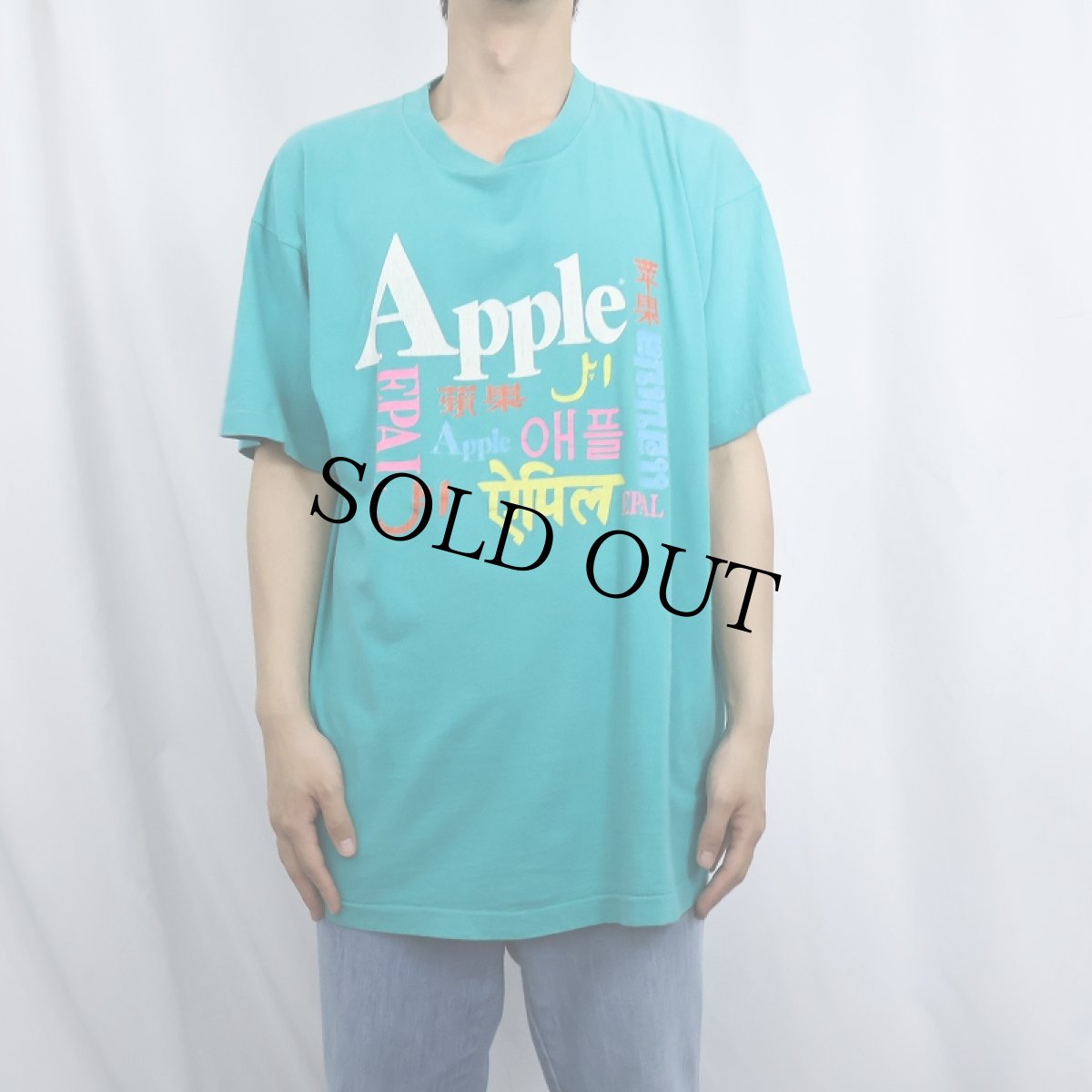 画像2: 90's Apple USA製 ロゴプリントTシャツ XL (2)