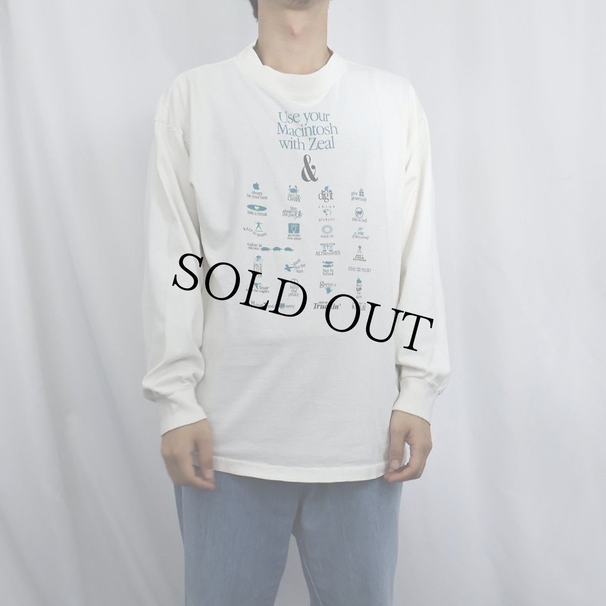 画像3: 90's Apple USA製 "Font Pack" プリントロンT XL (3)