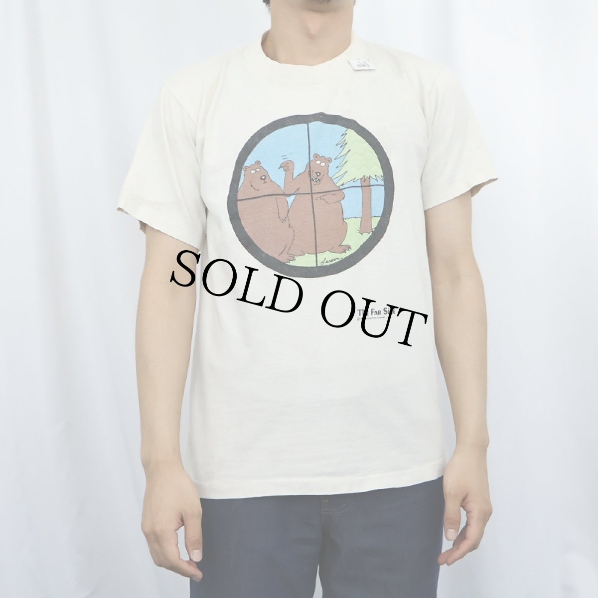 画像2: 80's THE FAR SIDE USA製 シュールイラストプリントTシャツ M (2)