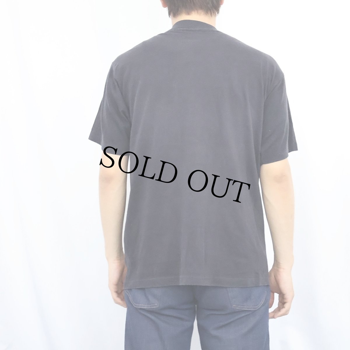 画像3: 80's "HEAD QUARTERS" フロッキープリントTシャツ (3)